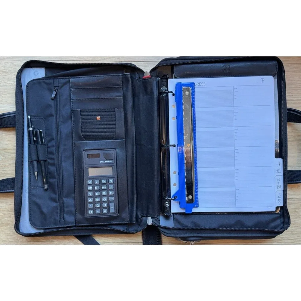 Swiss Gear Wenger Black Leather 15